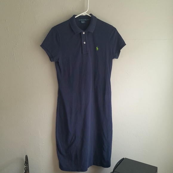 Ralph Lauren Dark Blue Polo Dress - Picture 1 of 6